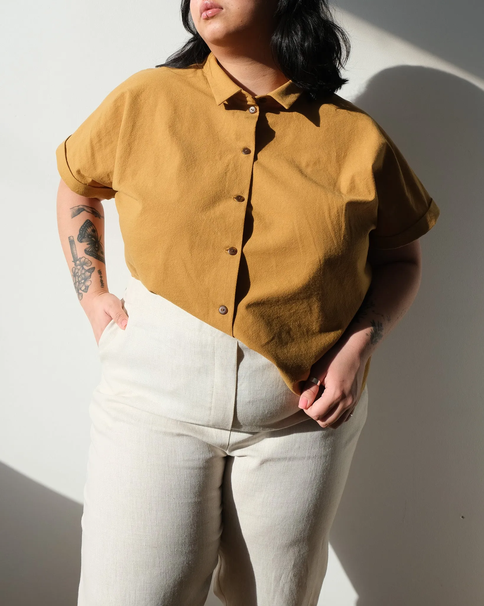 Linen trousers No2237w, plus size sold by atelier b product image thumbnail 2