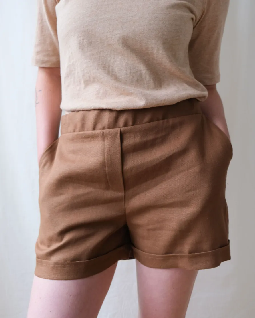 Linen shorts No2235w sold by atelier b product image thumbnail 2