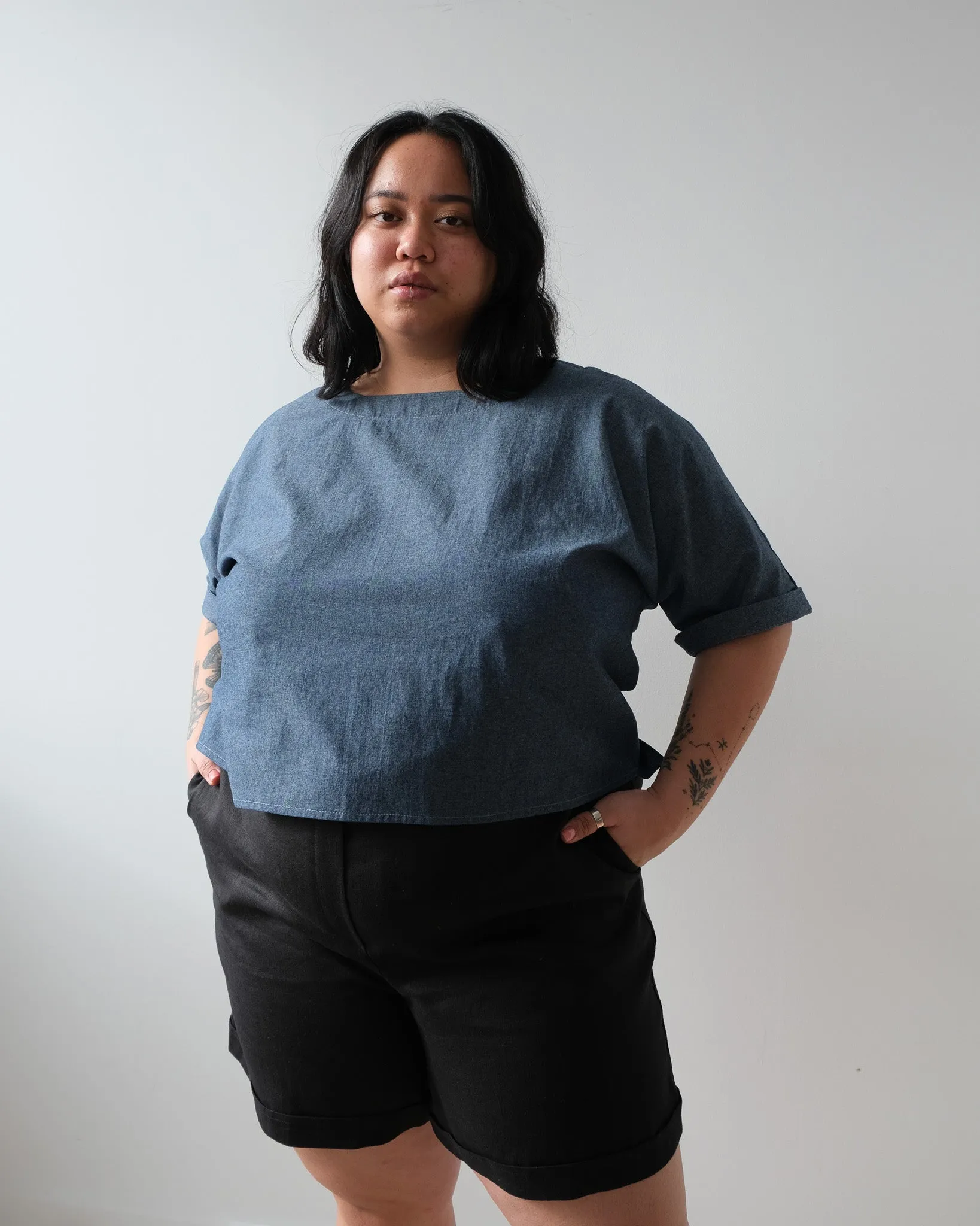 Linen shorts No2235w sold by atelier b product image thumbnail 4