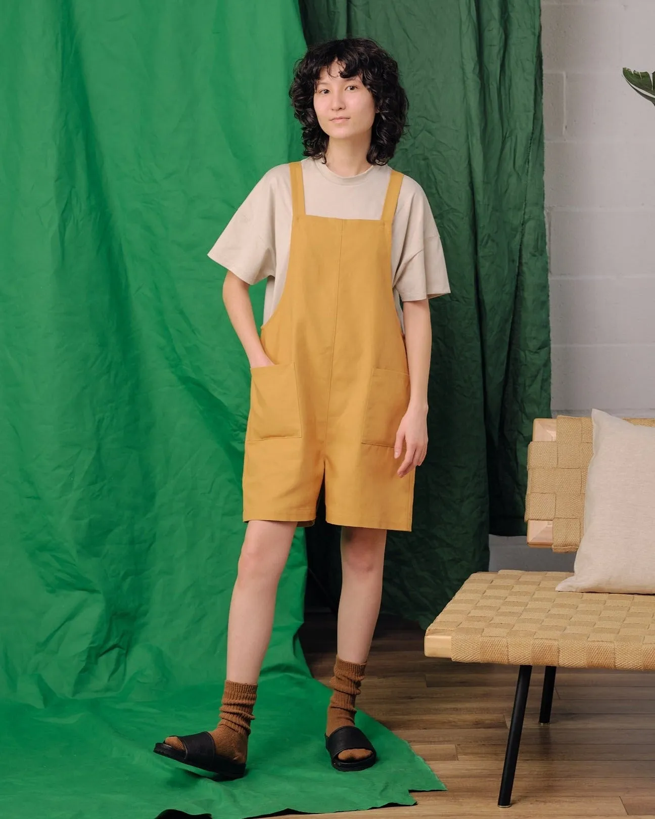 Short overalls No2227w sold by atelier b product image thumbnail 4
