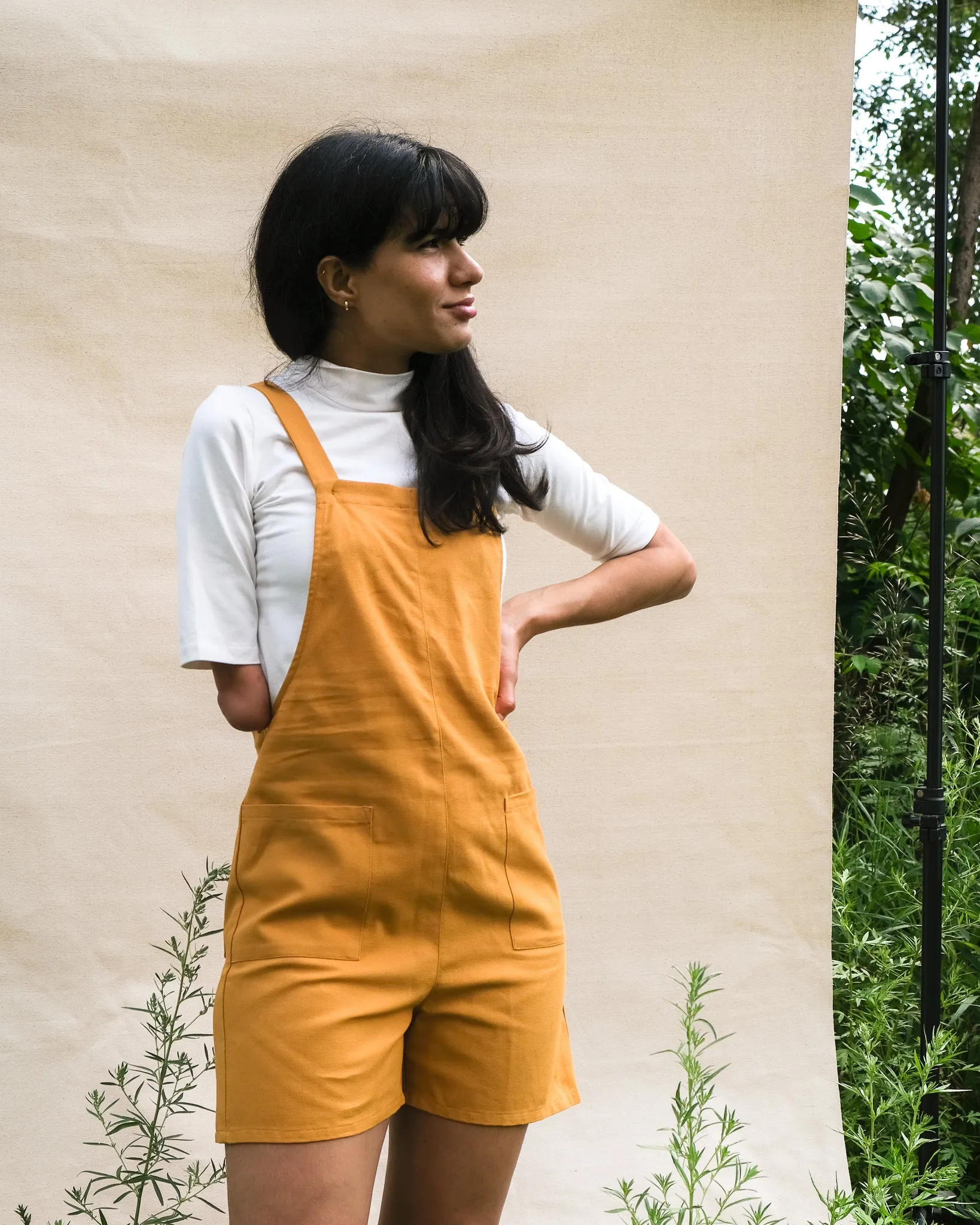 Short overalls No2227w sold by atelier b product image thumbnail 3