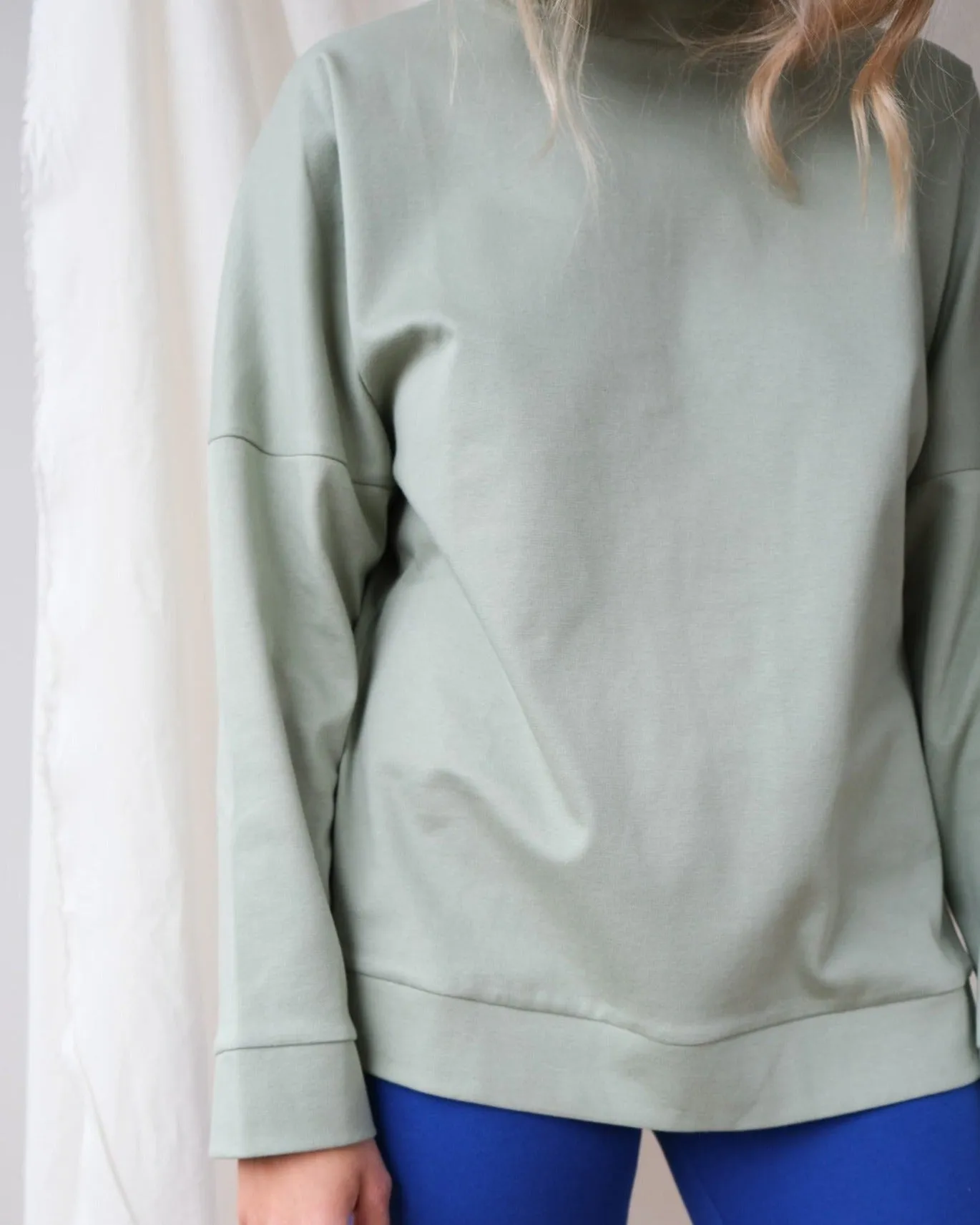 Ponte knit sweater No2159w sold by atelier b