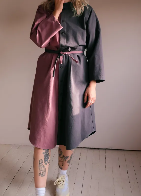 Shirt dress No2464w made by atelier b