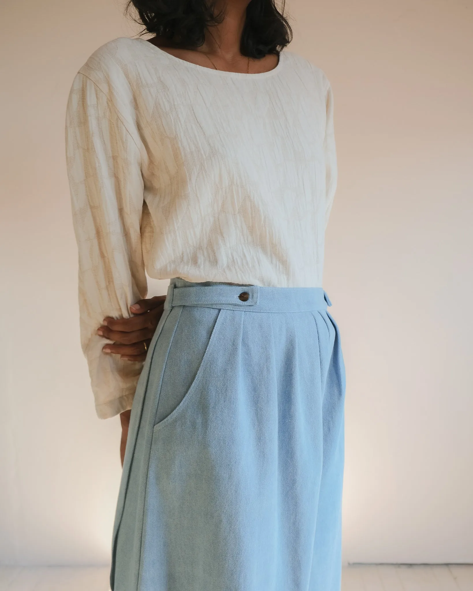 Wrap skirt No2456w, jacquard sold by atelier b product image thumbnail 5