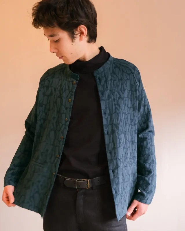 Unisexe cardigan No2452u, jacquard sold by atelier b