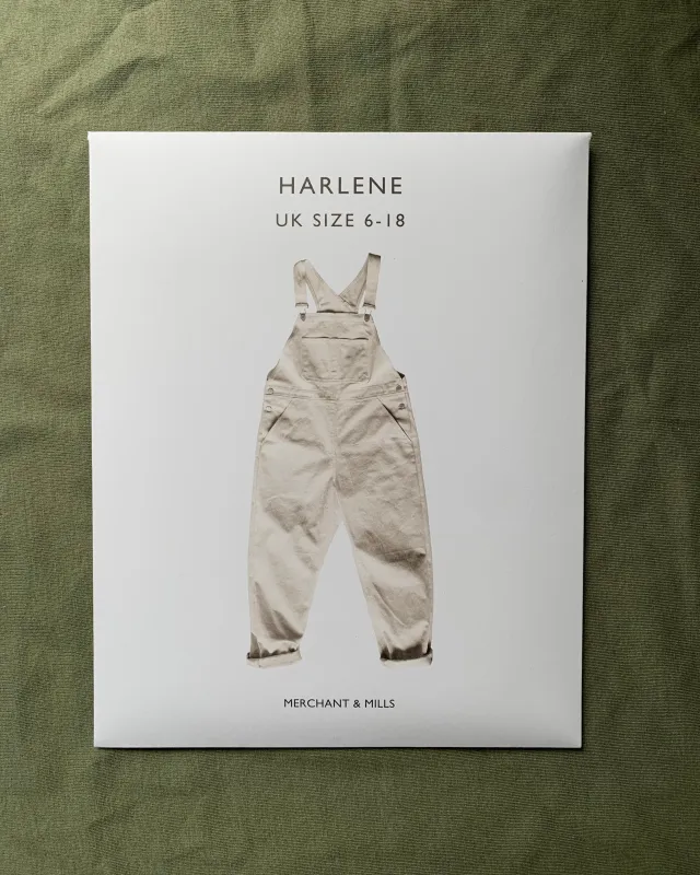 Harlene overalls pattern by Merchant & Mills sold by atelier b