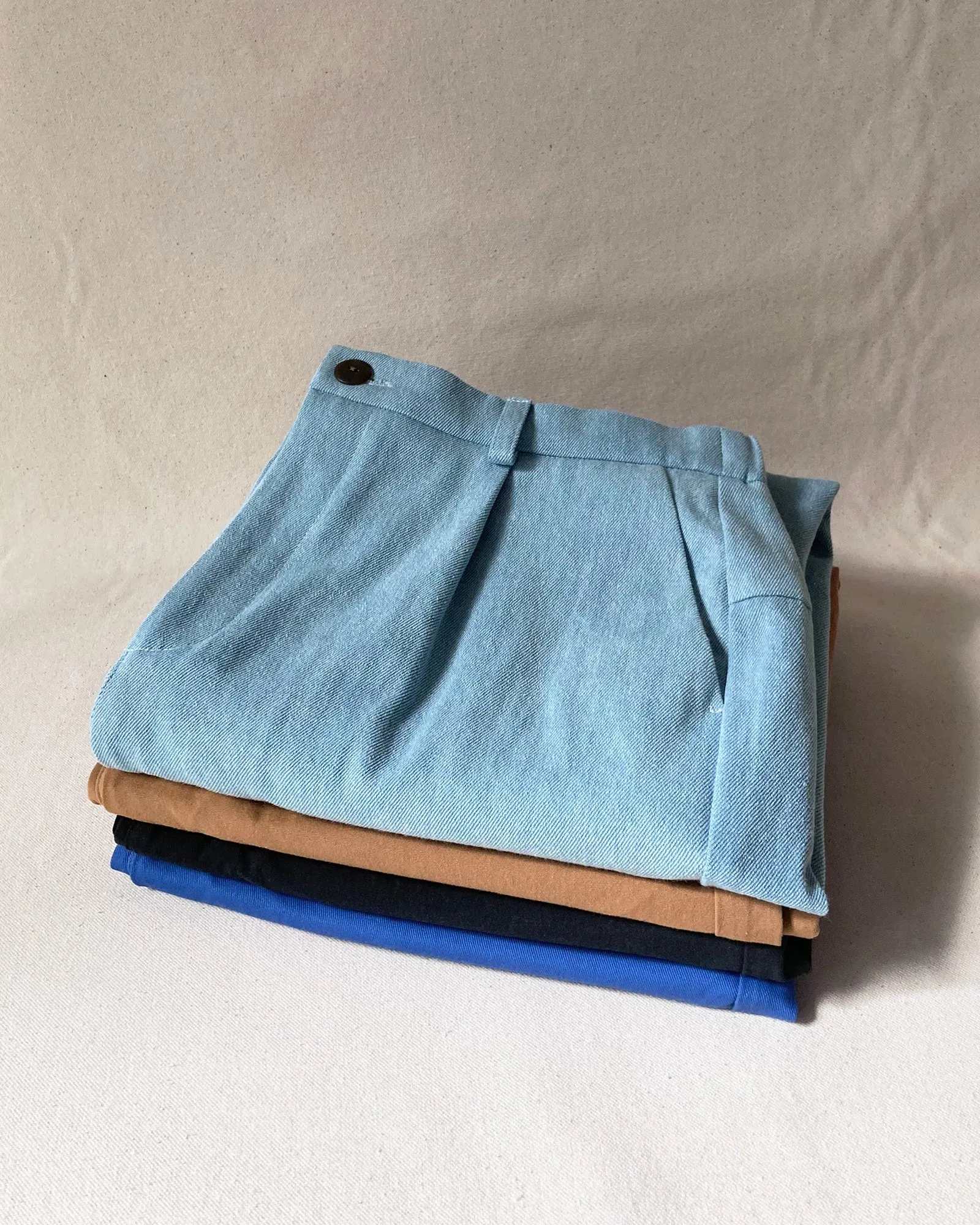 Balloon trousers No2492w, brushed cotton twill sold by atelier b product image thumbnail 4