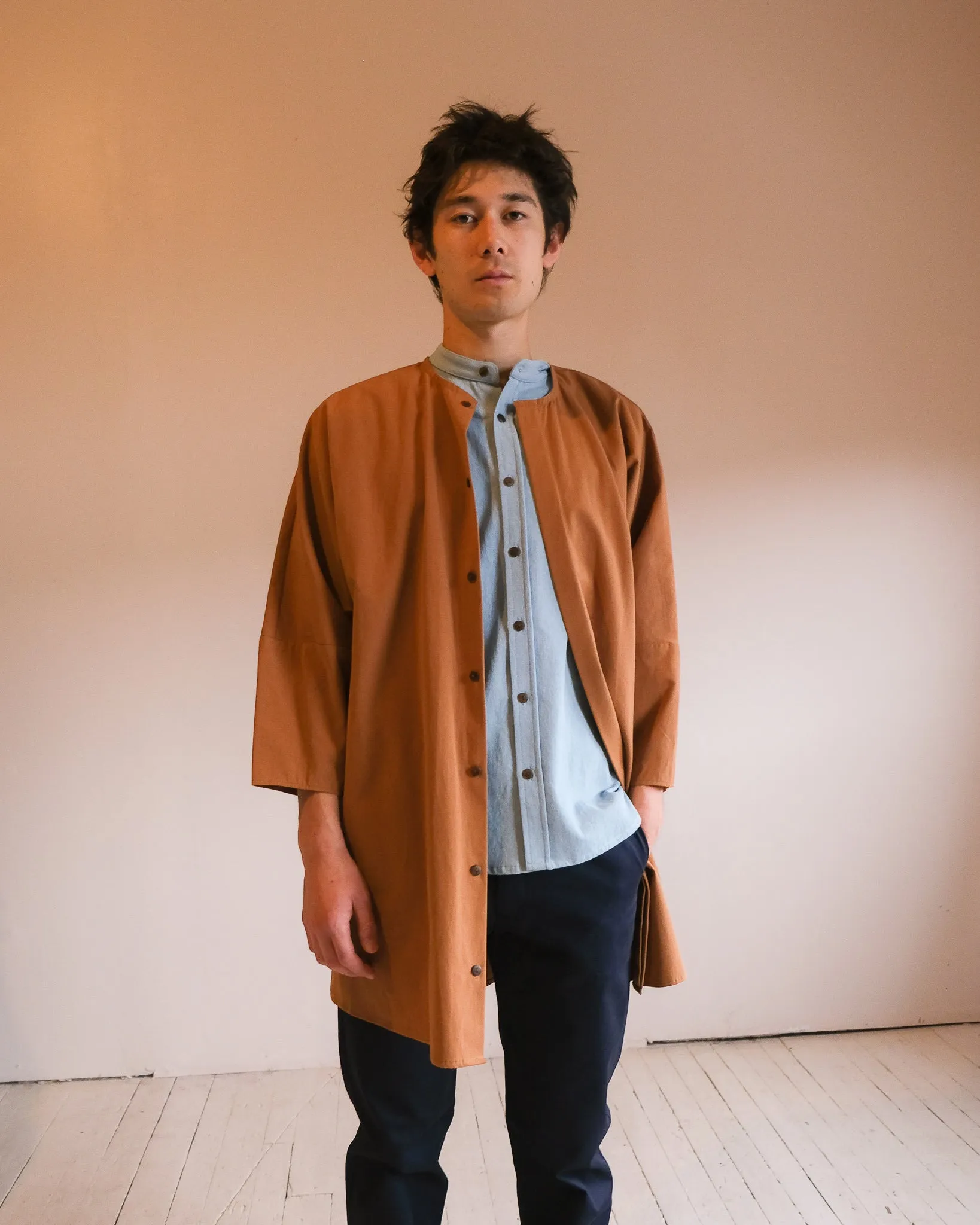 Unisex vest No2491u, 7 oz caramel cotton sold by atelier b product image thumbnail 2