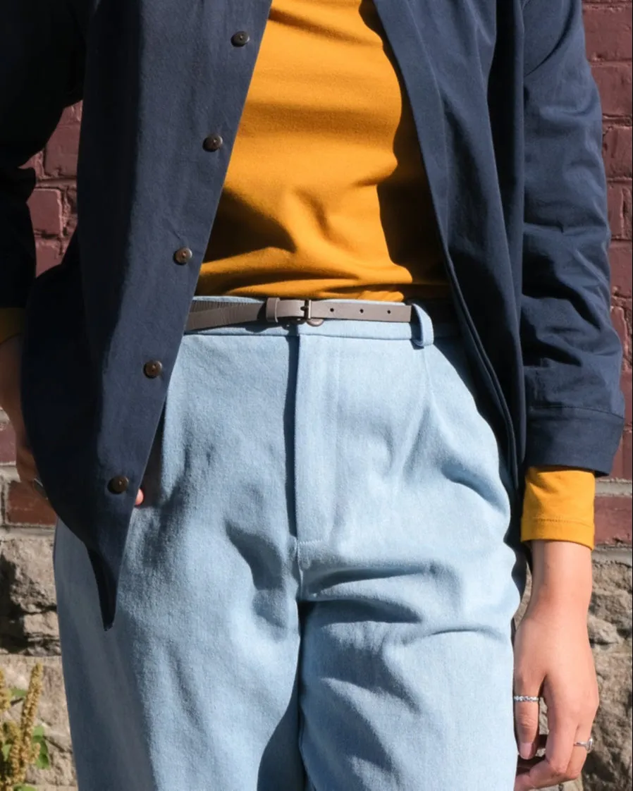 Balloon trousers No2492w, 10 oz indigo denim sold by atelier b product image thumbnail 2