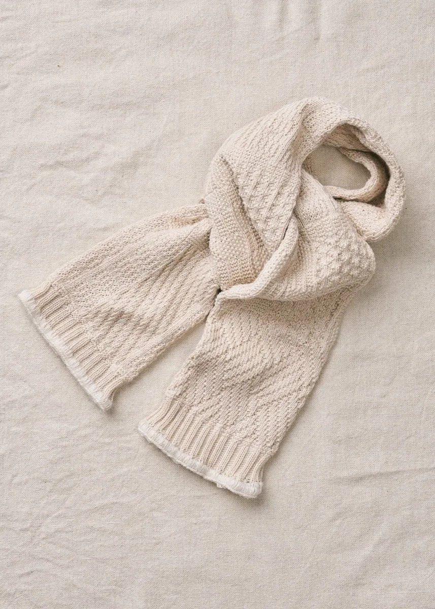 Mosaic textured scarf by Yahae sold by atelier b product image thumbnail 3