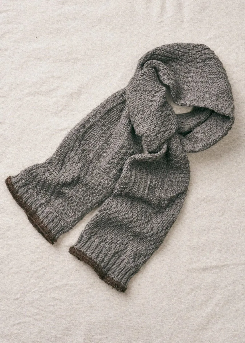 Mosaic textured scarf by Yahae sold by atelier b product image thumbnail 5
