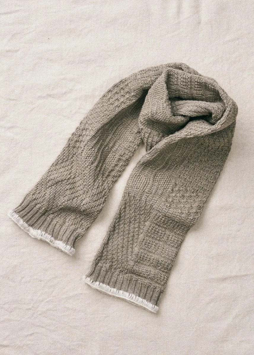 Mosaic textured scarf by Yahae sold by atelier b product image thumbnail 2