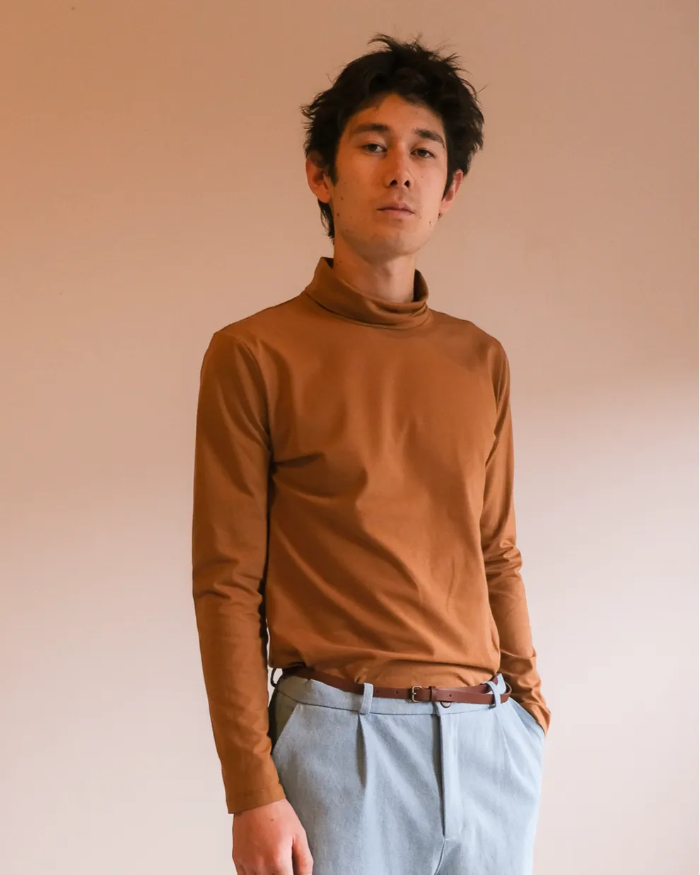 Turtleneck No2496m, 3 colours sold by atelier b