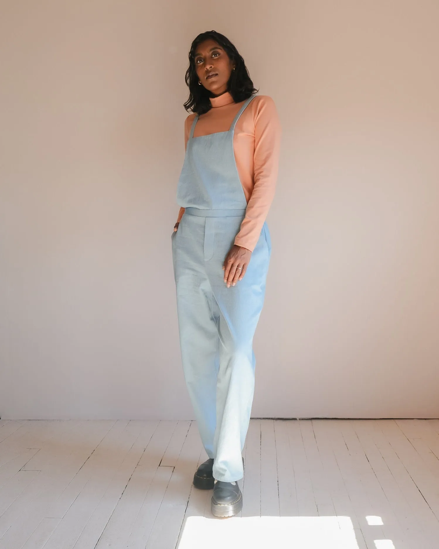 Overalls No2427w, denim sold by atelier b