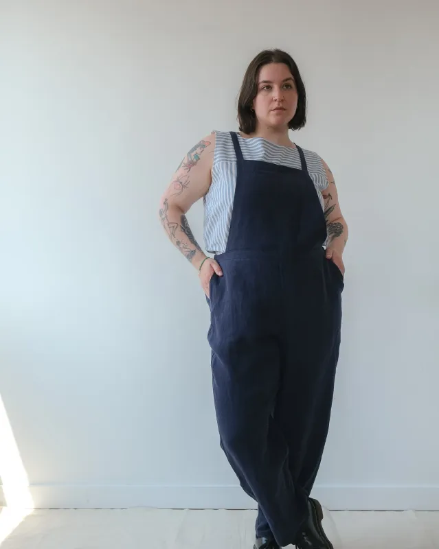 Overalls No2427w, linen sold by atelier b