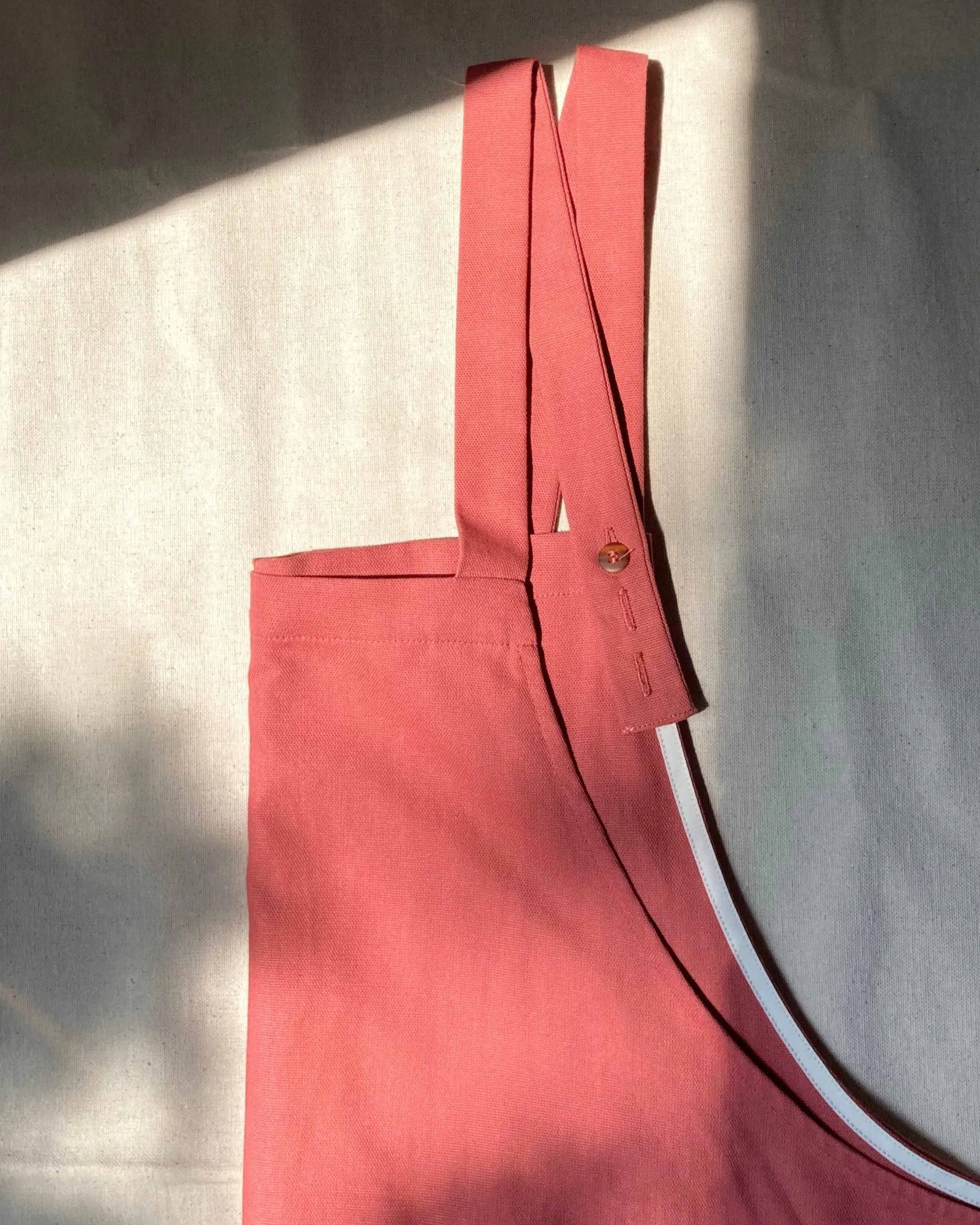 Short overalls No2227w, pink sample size 4x sold by atelier b product image thumbnail 3