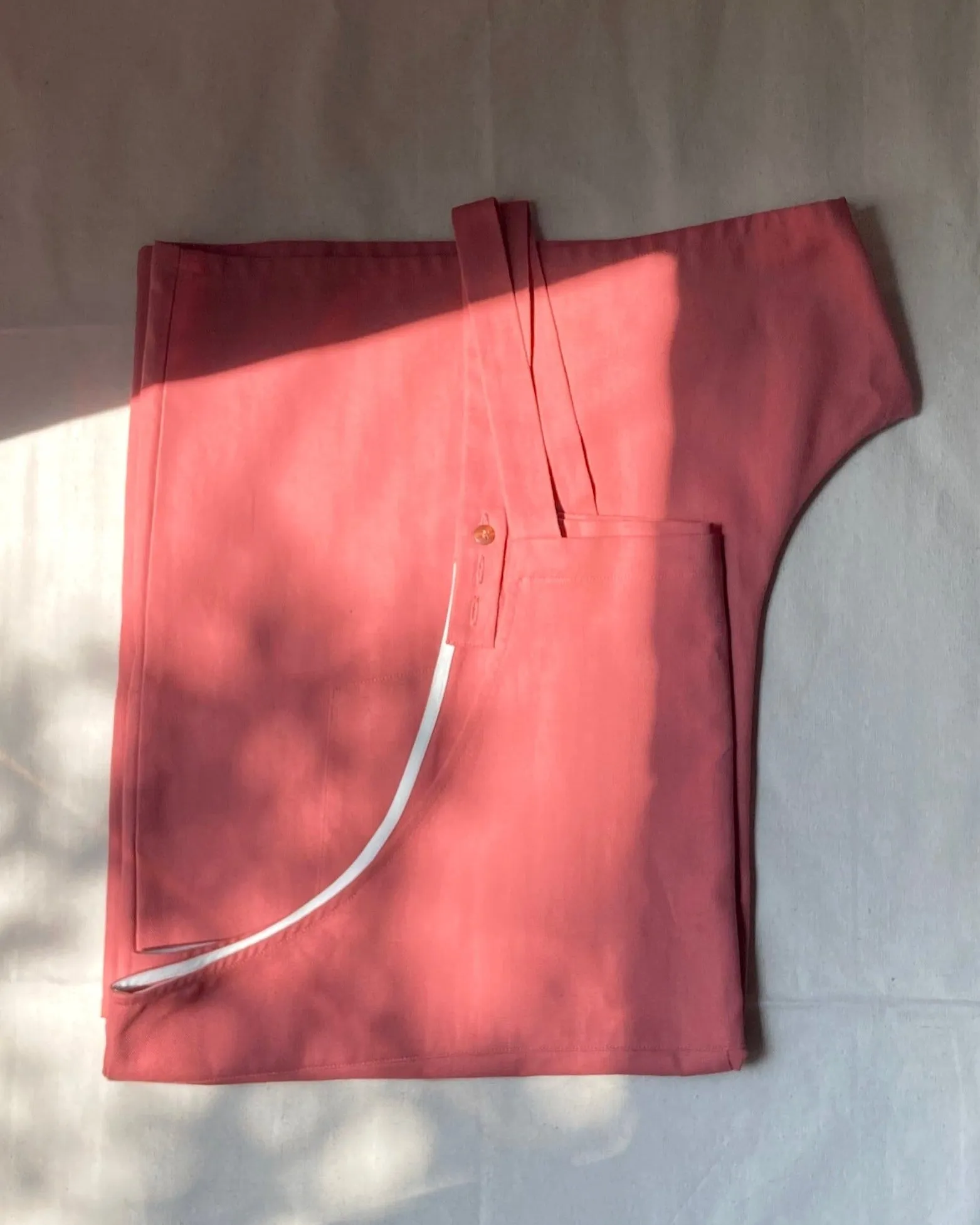 Short overalls No2227w, pink sample size 4x sold by atelier b product image thumbnail 2