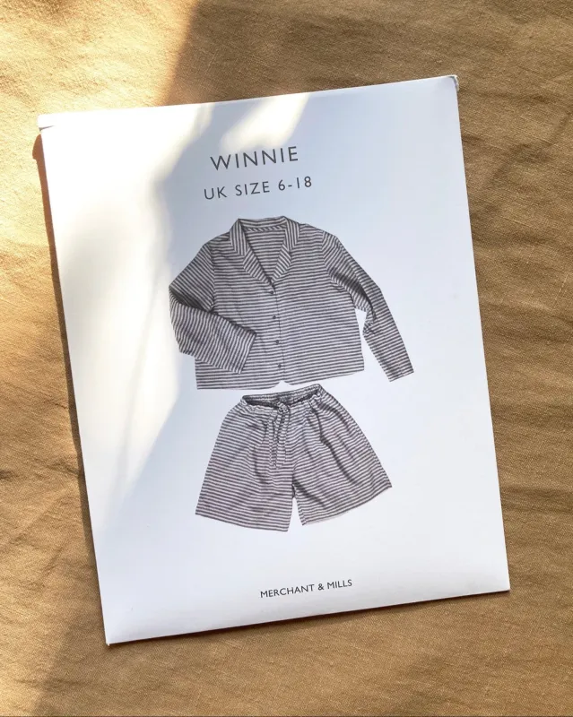 Pattern Winnie pyjamas by Merchant & Mills sold by atelier b