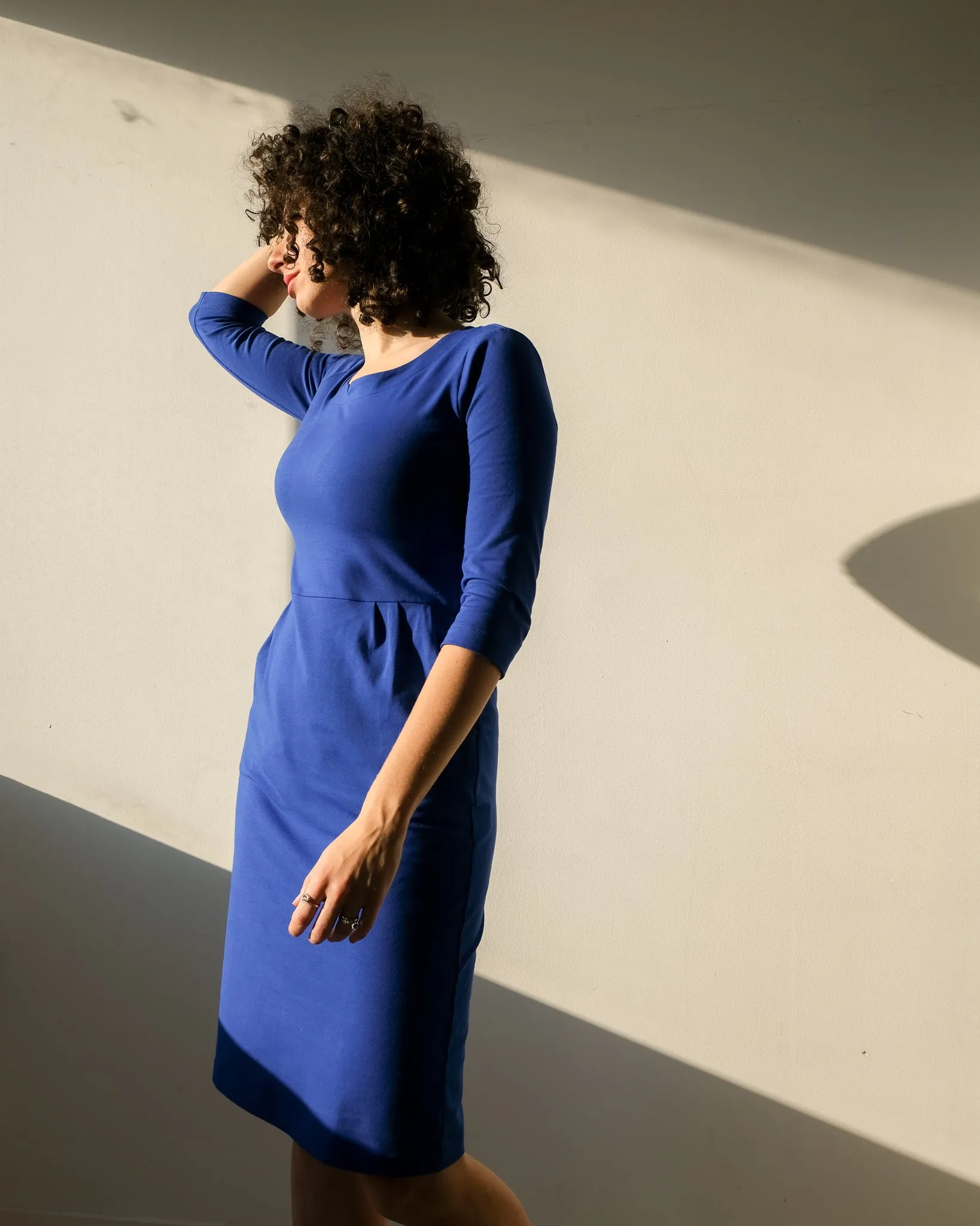 Jersey dress No6054w, in stock sold by atelier b product image thumbnail 2