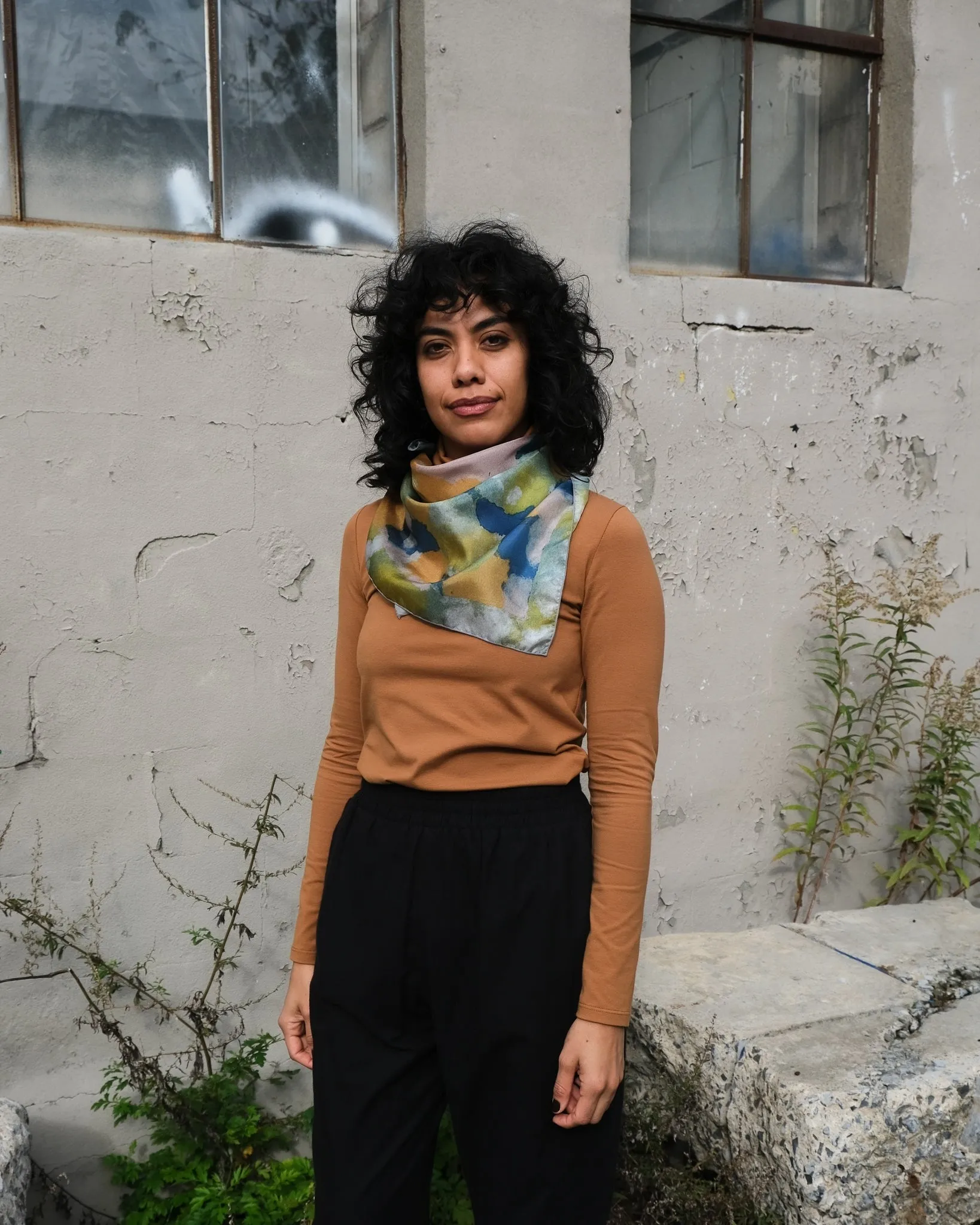 Silk scarf No6013, retailles sold by atelier b product image thumbnail 2