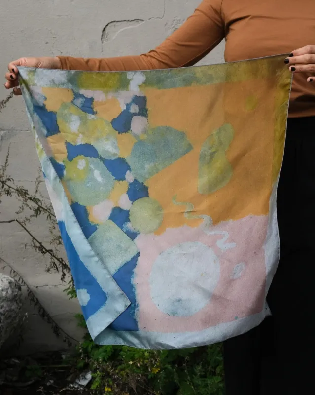 Silk scarf No6013, retailles sold by atelier b