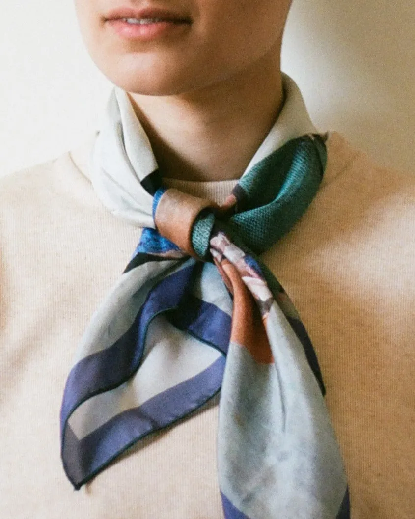 Silk scarf No6013w, b sold by atelier b product image thumbnail 2