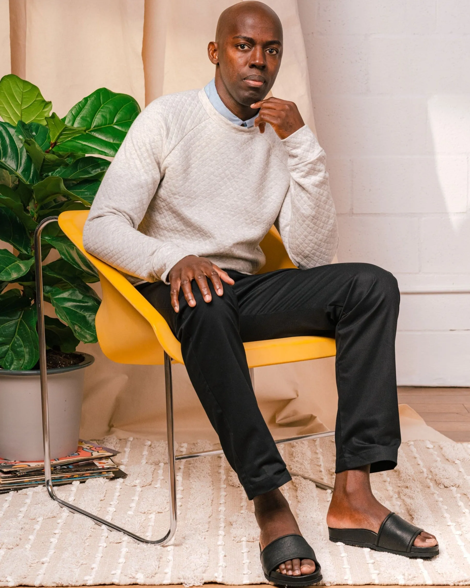 Twill pants No6028m sold by atelier b product image thumbnail 5