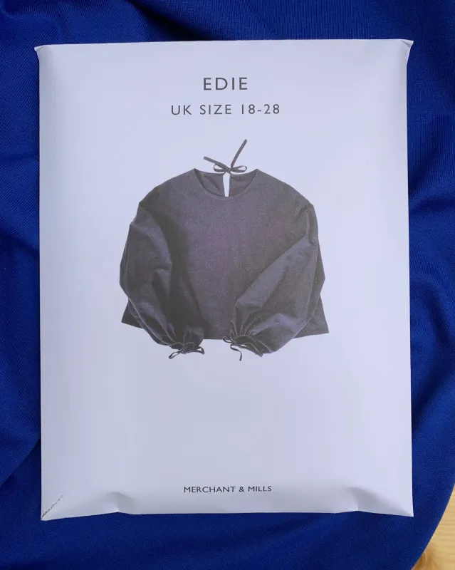 Edie top and dress pattern by Merchant & Mills made by atelier b