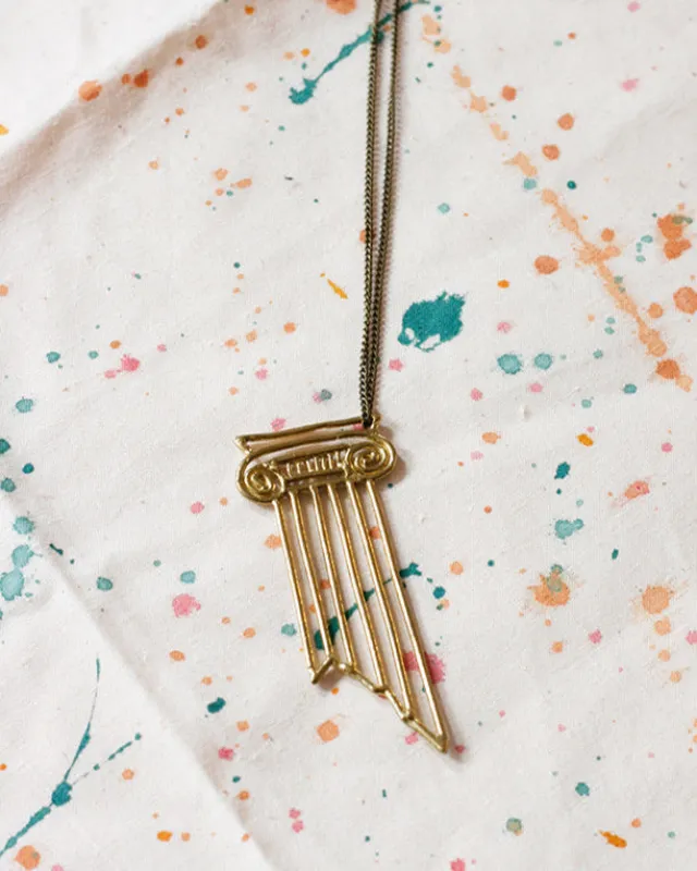 Column Necklace by Marmo made by atelier b