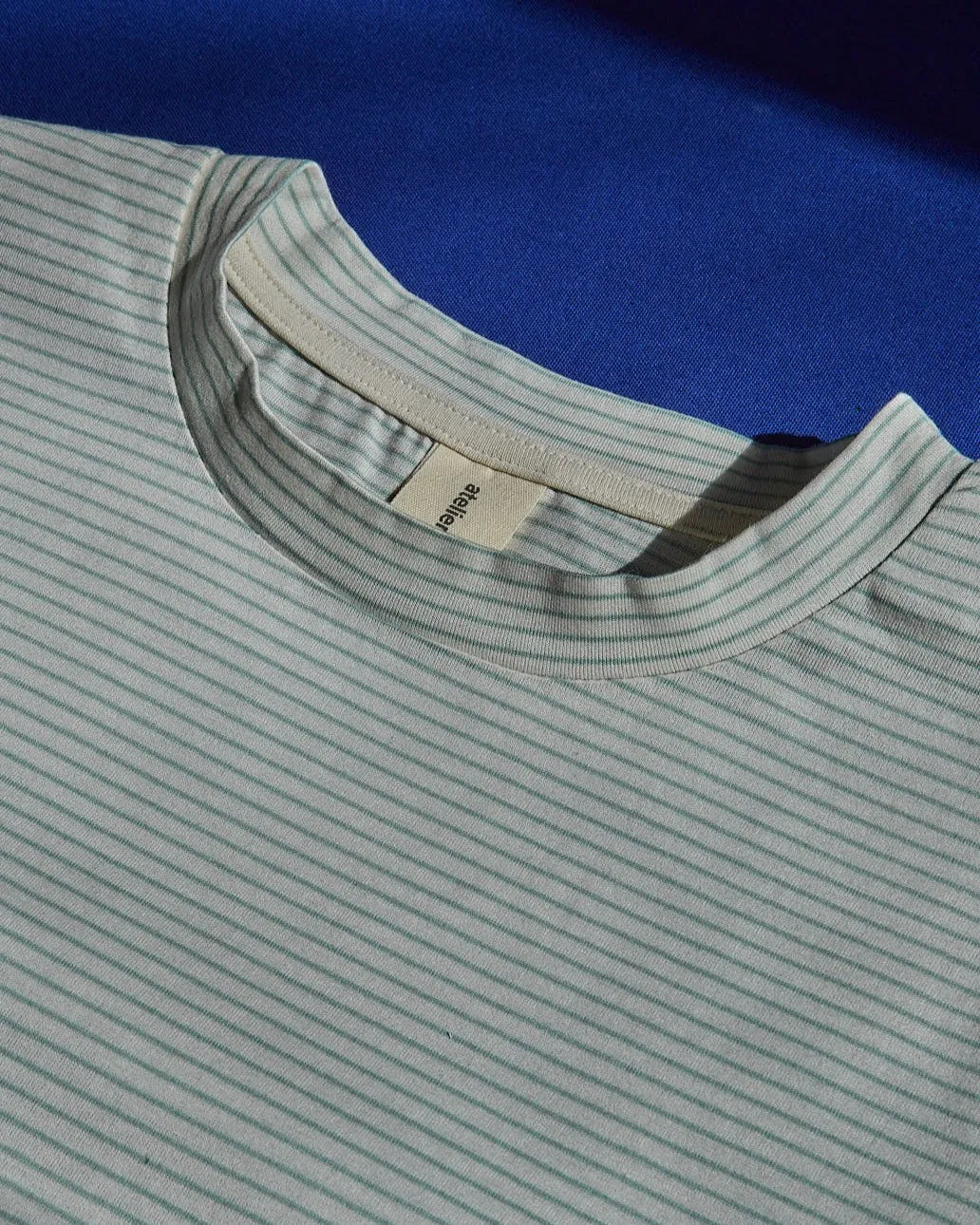 Unisex t-shirt No6076u, fine stripes sold by atelier b product image thumbnail 4