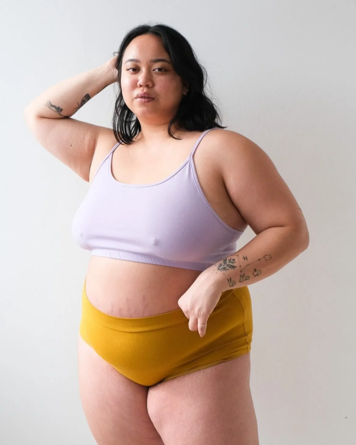 High-waist underwear No6067w sold by atelier b