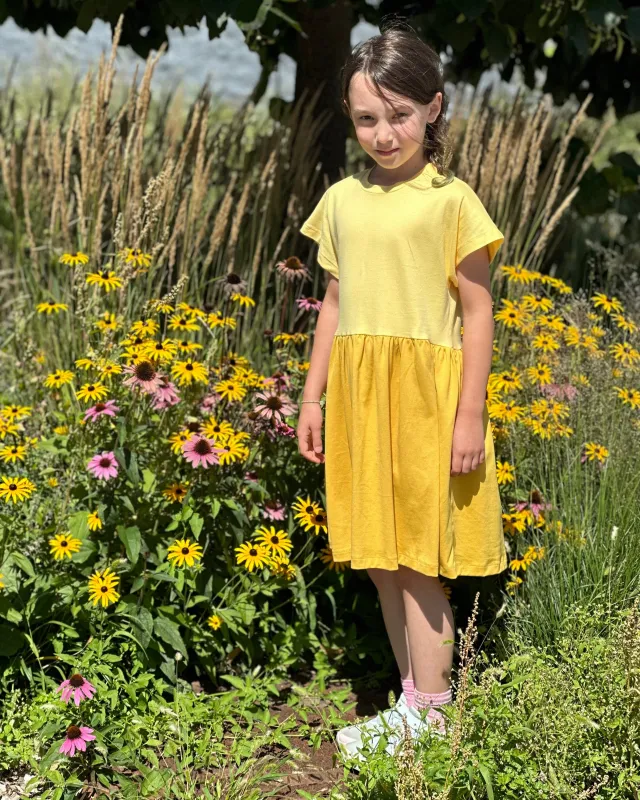 Spinning dress No2310k, lilac and sage size 9-10 made by atelier b