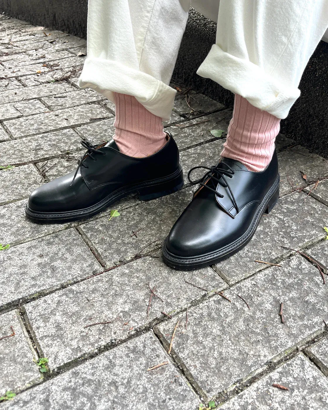 Fine cotton ribbed socks by Yahae sold by atelier b product image thumbnail 3