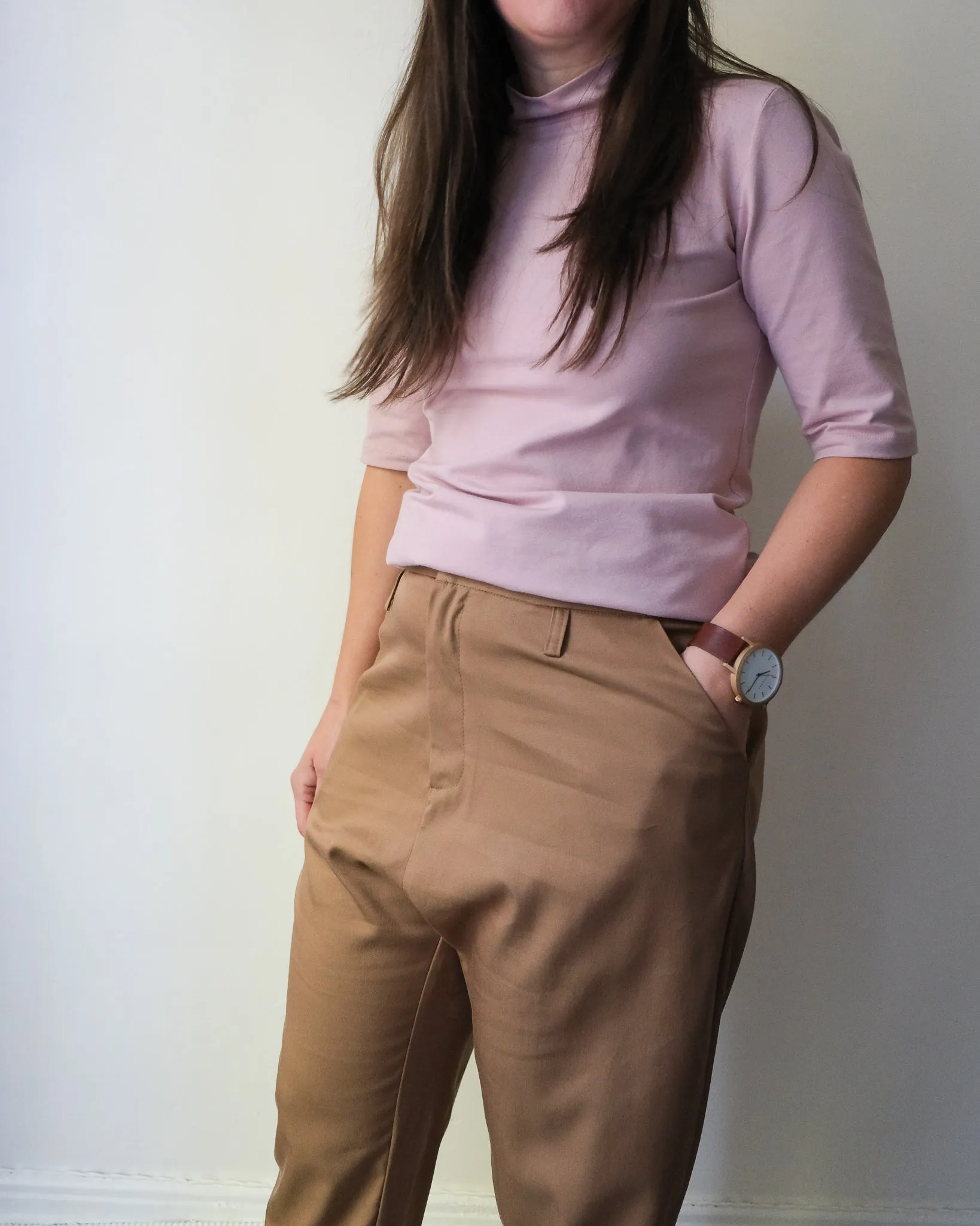 Trousers No2092w, sage and sepia sold by atelier b product image thumbnail 5