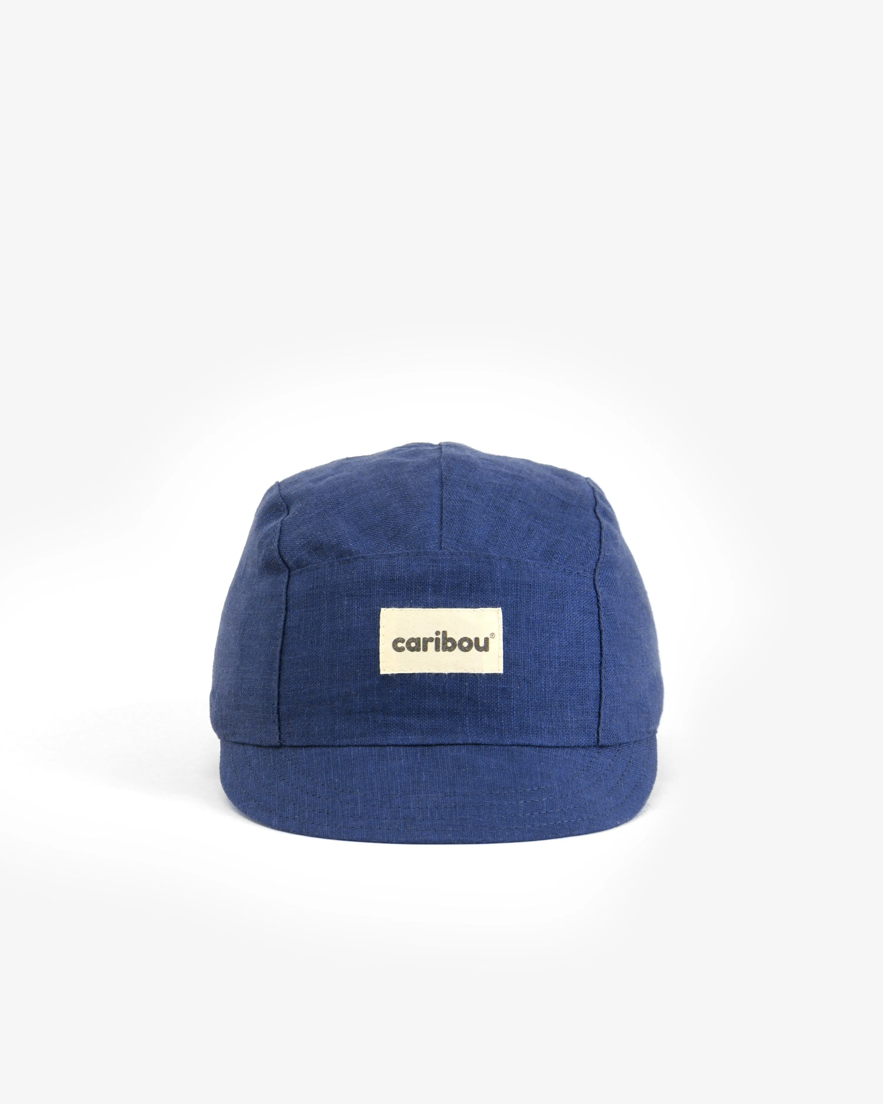 Linen cap by Caribou, indigo sold by atelier b product image thumbnail 3