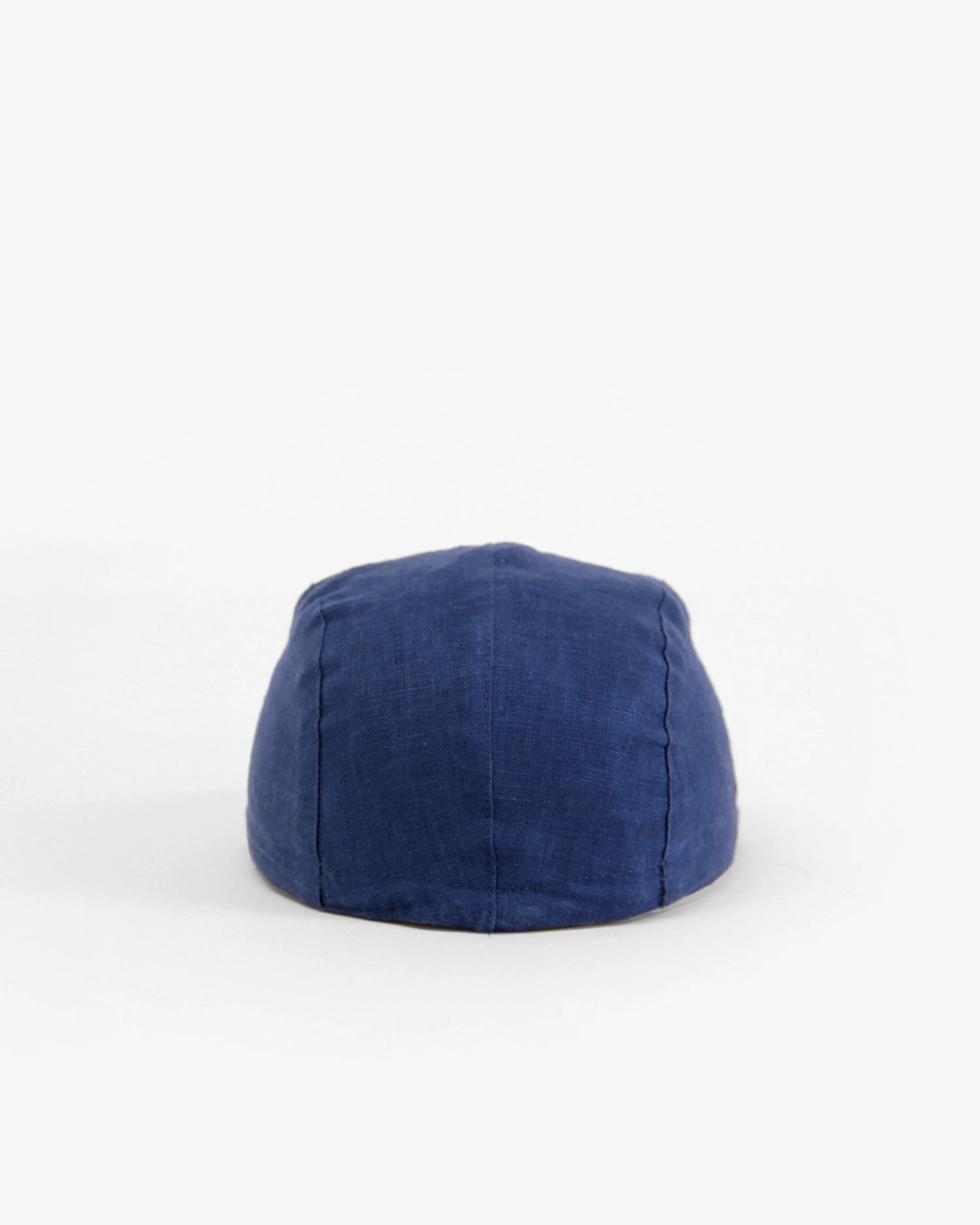 Linen cap by Caribou, indigo sold by atelier b product image thumbnail 4