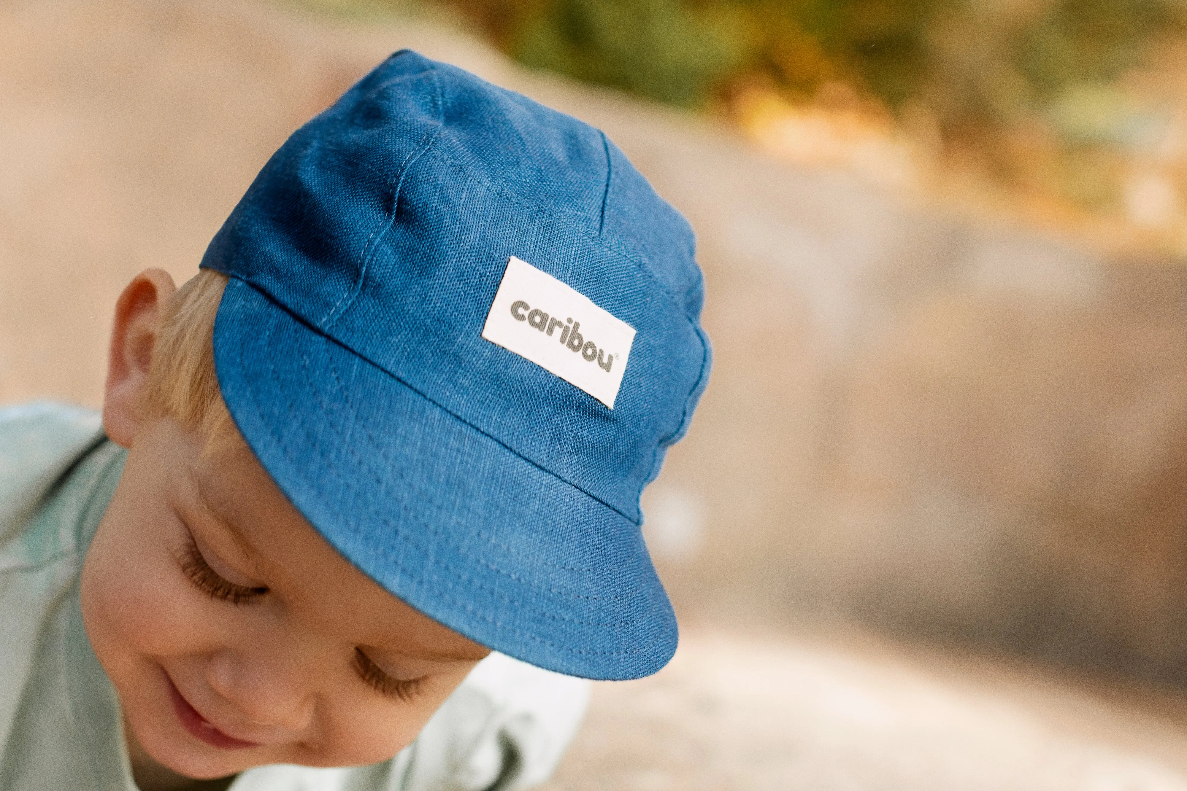 Linen cap by Caribou, indigo sold by atelier b product image thumbnail 5