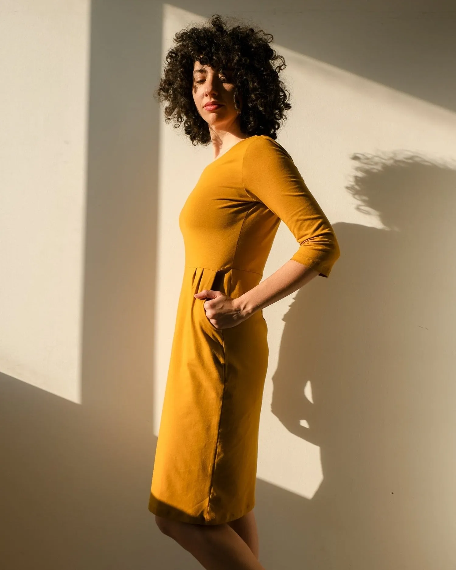 Jersey dress No6054w, made-to-order sold by atelier b product image thumbnail 2