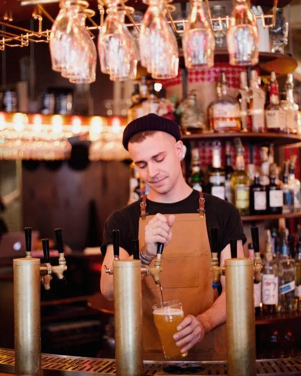 Unisex waxed apron No6096ub sold by atelier b product image thumbnail 5