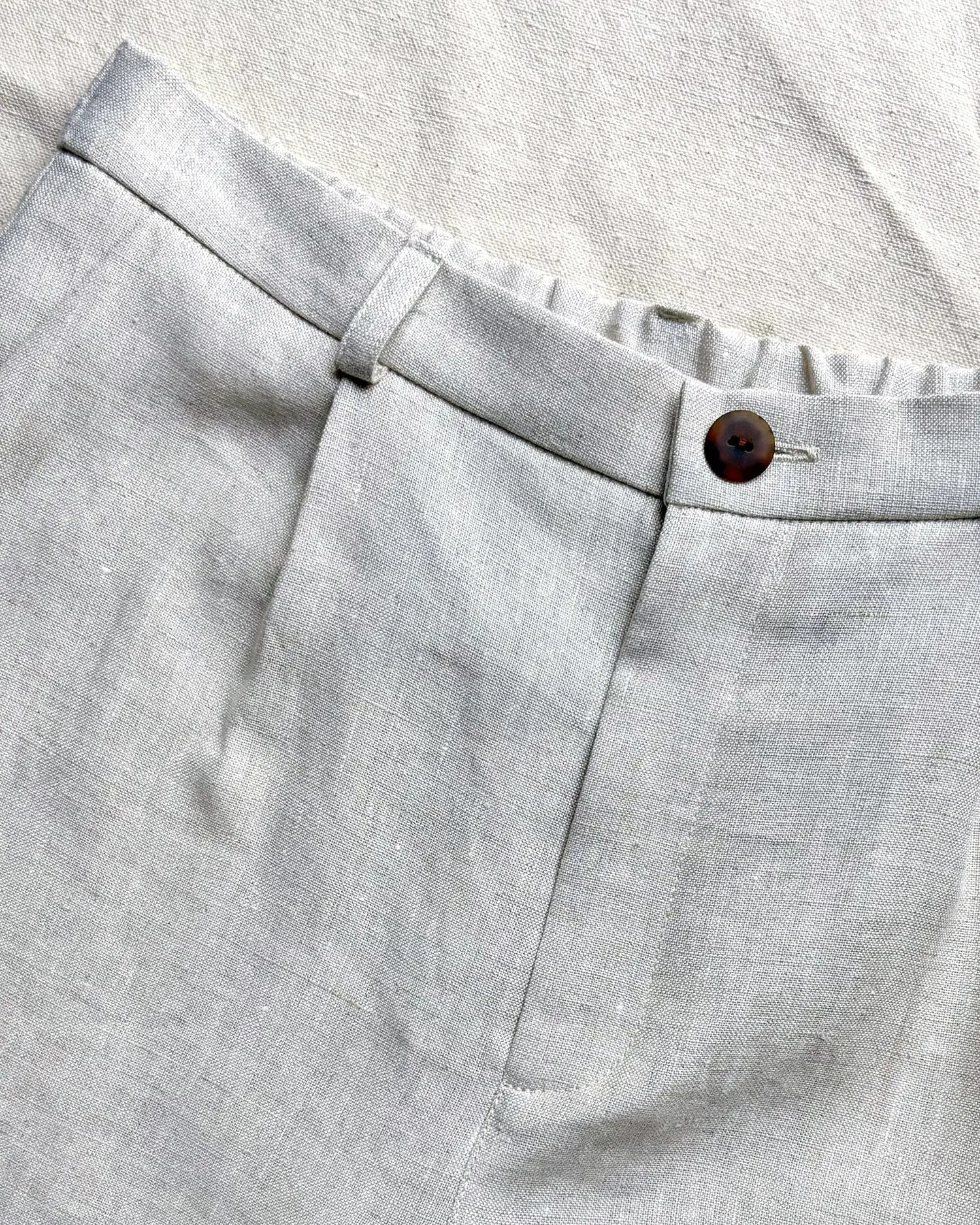 Balloon trousers No2492w, natural linen sold by atelier b product image thumbnail 3