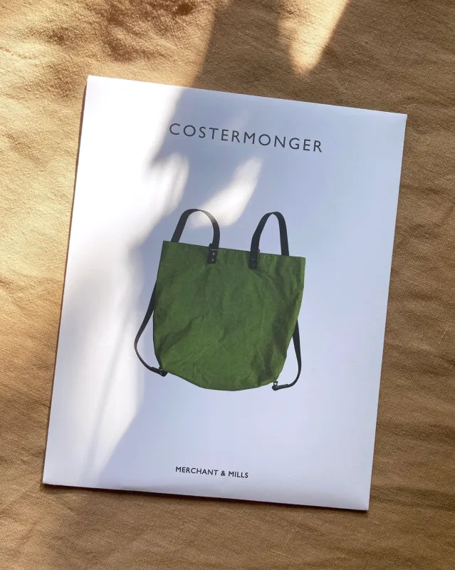 Pattern Costermonger bag by Merchant & Mills made by atelier b