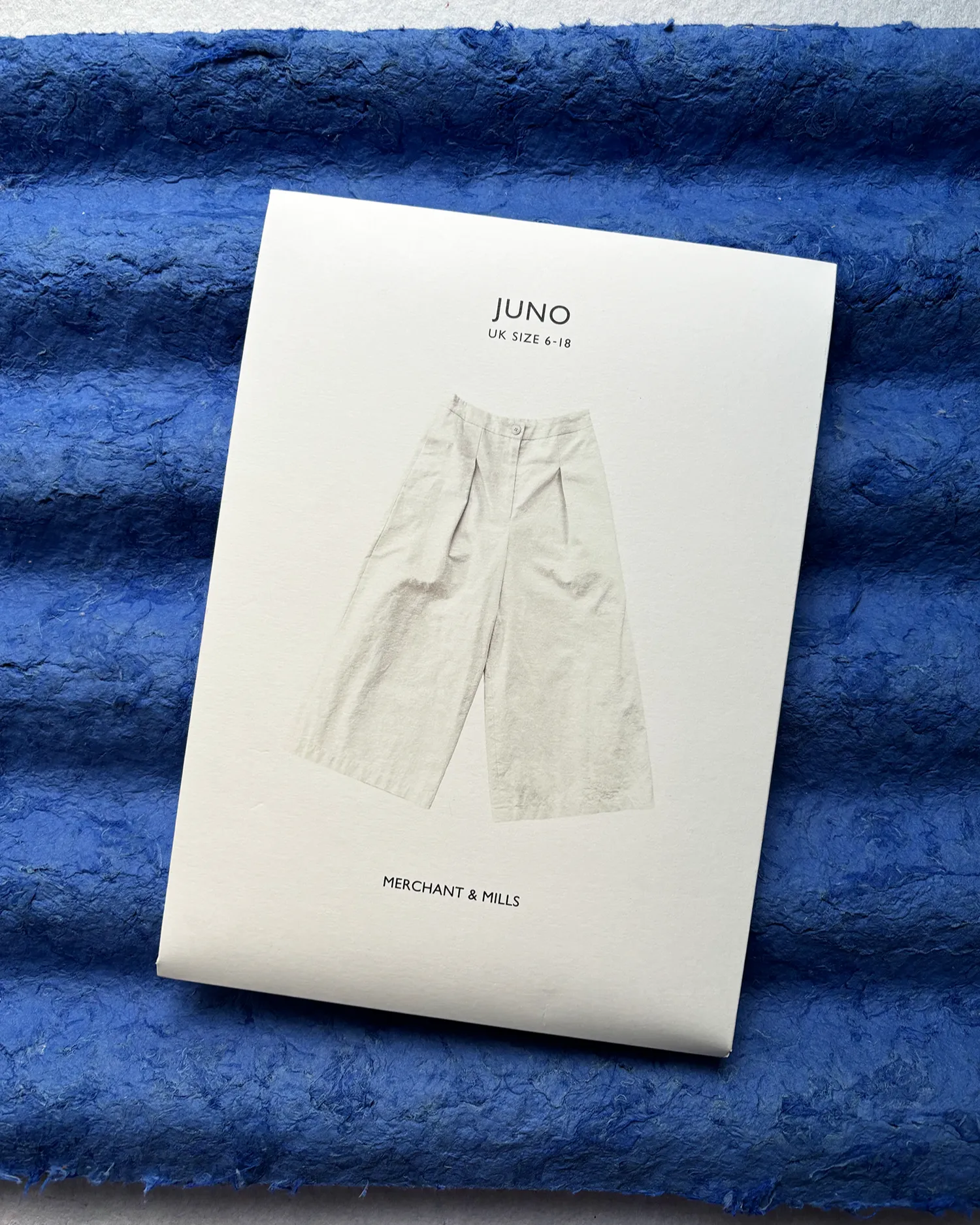 Pattern Juno trouser by Merchant and Mills sold by atelier b