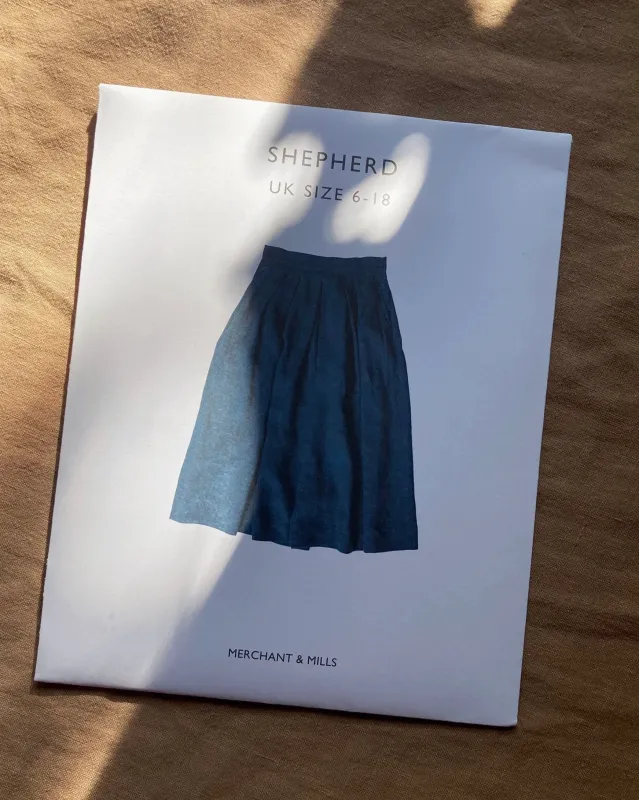 Pattern Shepard skirt by Merchant & Mills sold by atelier b