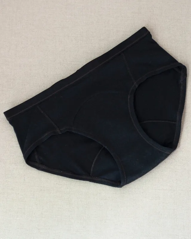 Washable period underwear regular waist by Aisle, xxs and plus sizes sold by atelier b