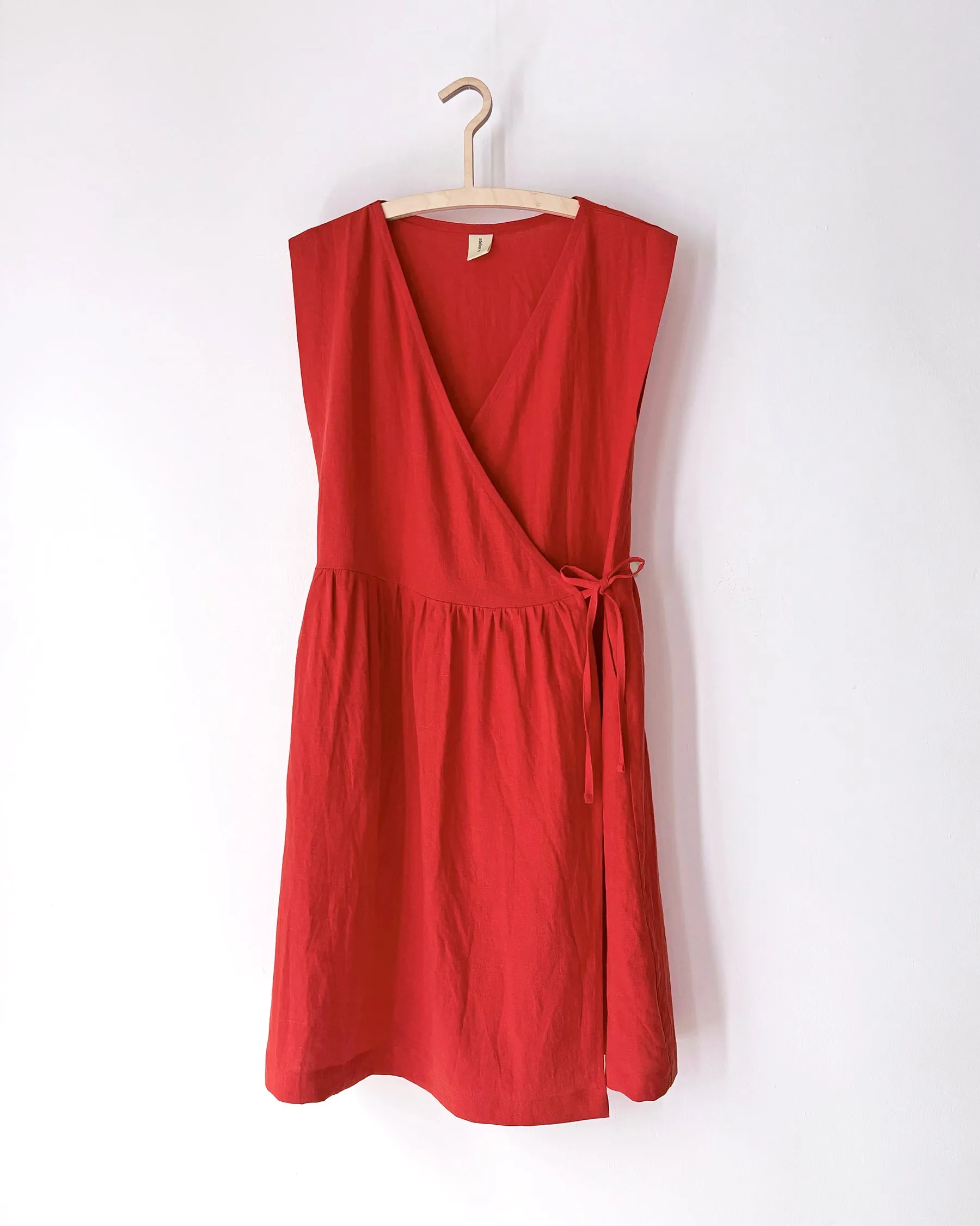 Pleated dress No2510w, solid colours sold by atelier b product image thumbnail 3