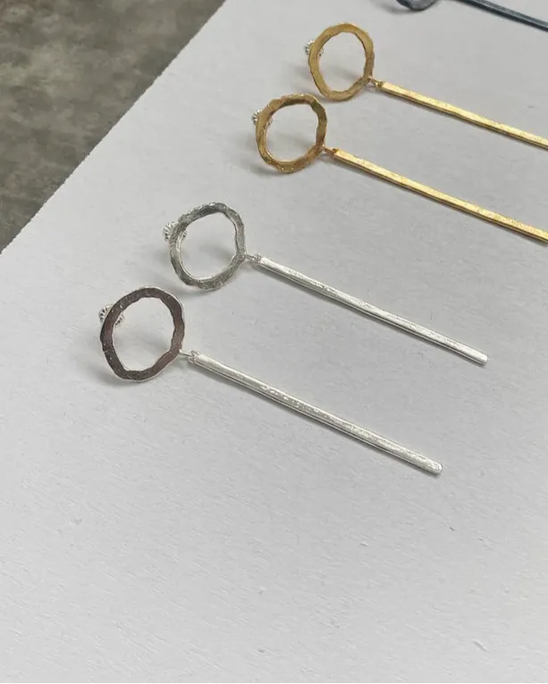 Flora03 earrings by Gabrielle Desmarais sold by atelier b product image thumbnail 3