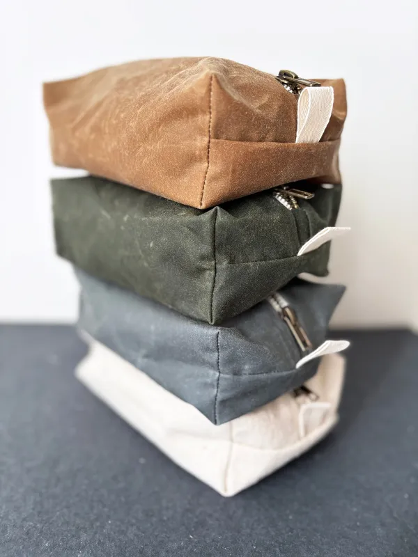 Medium cotton pouch sold by atelier b