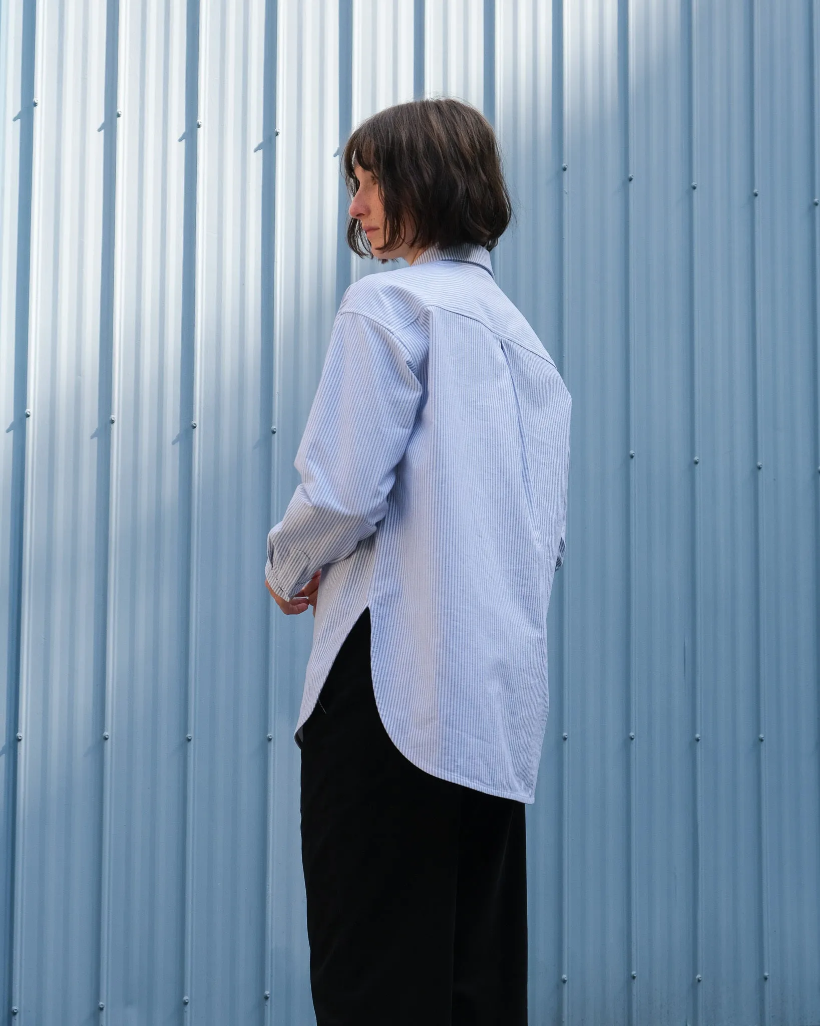 Loose-fitting shirt No2557w, stripes sold by atelier b product image thumbnail 2