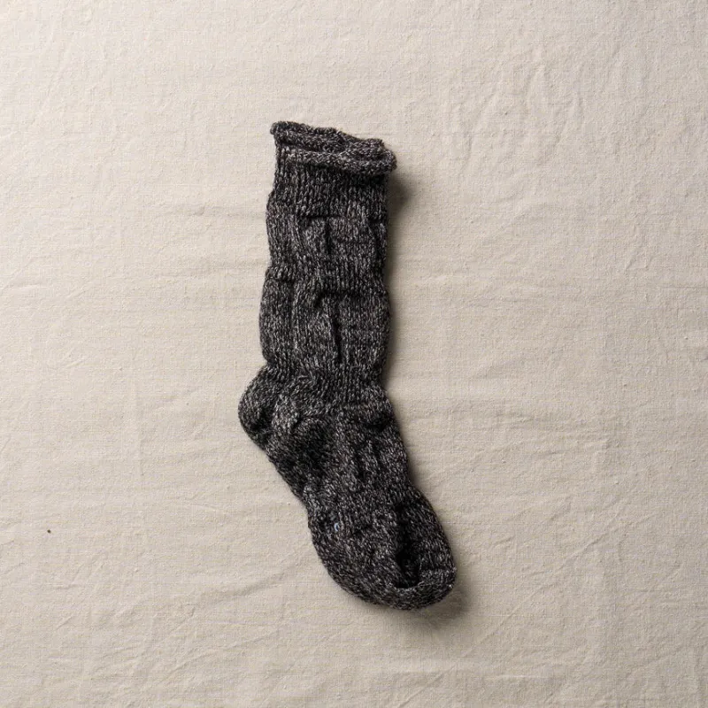 Ploot alpaca socks by Yahae made by atelier b