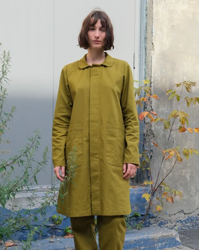 Four-pocket workwear dress No2561w sold by atelier b